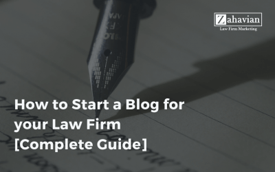 How to Start a Blog for your Law Firm [Complete Guide]